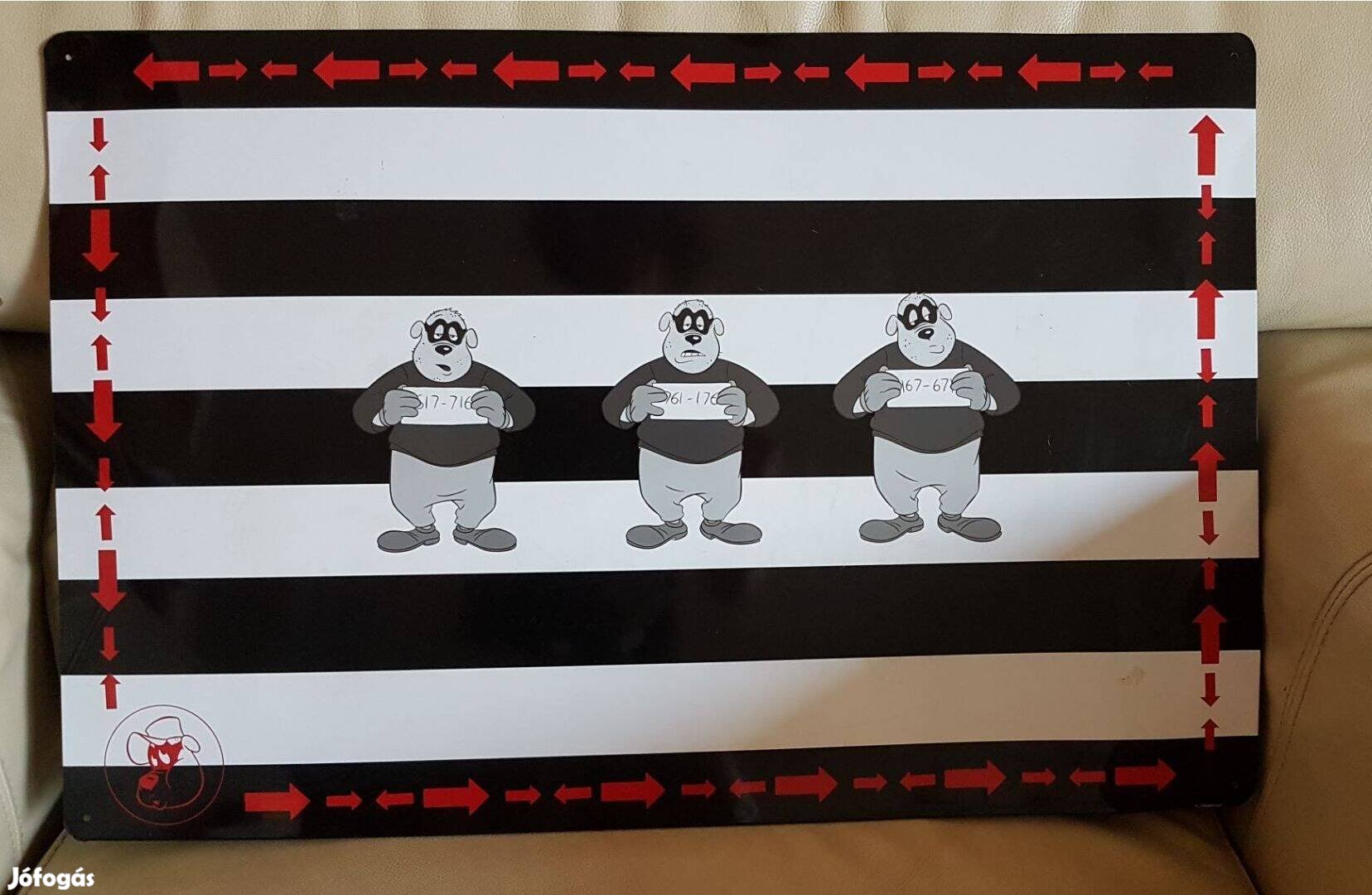 Fém falvédő lemez falikép Kacsamesék 60x40