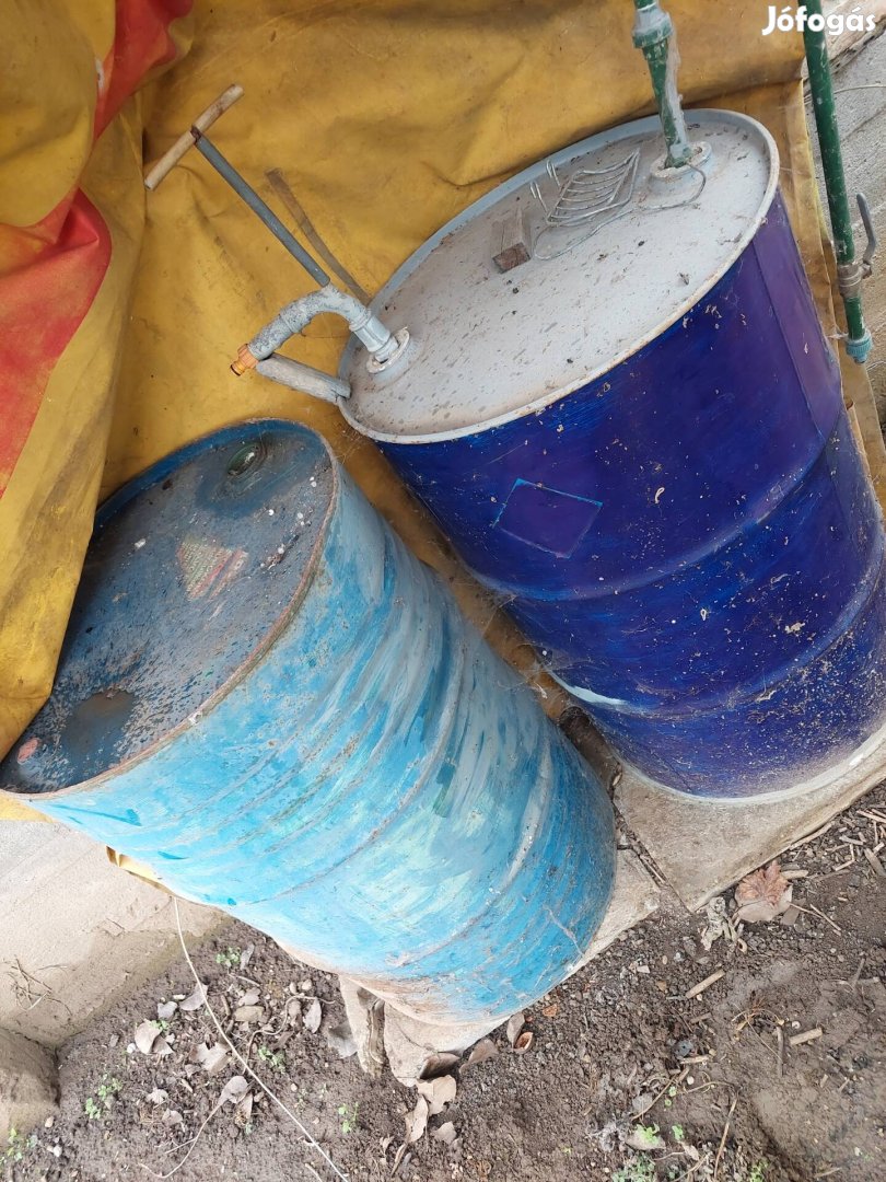 Fém hordók, 230 liter