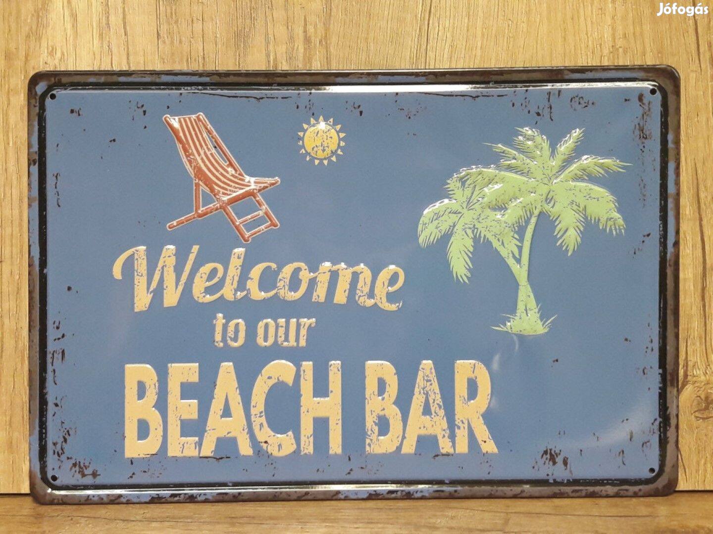 Fém kép Beach bar (27556)
