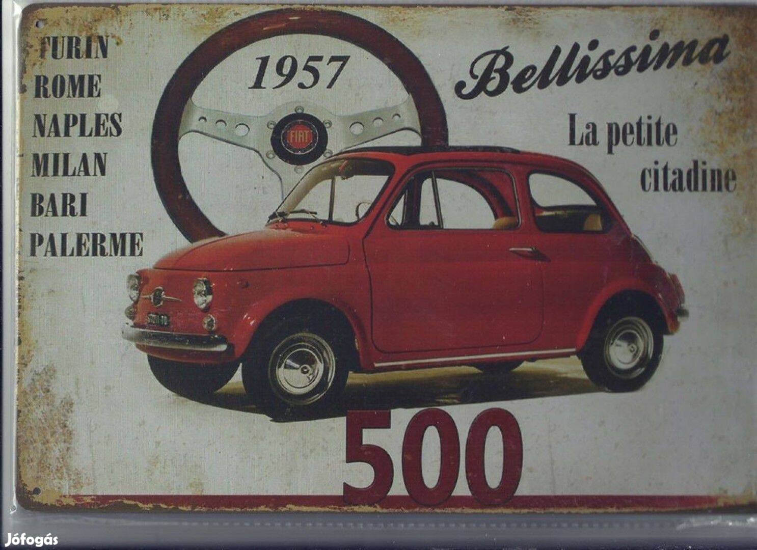 Fém kép Fiat 500 /1957/ (20104)
