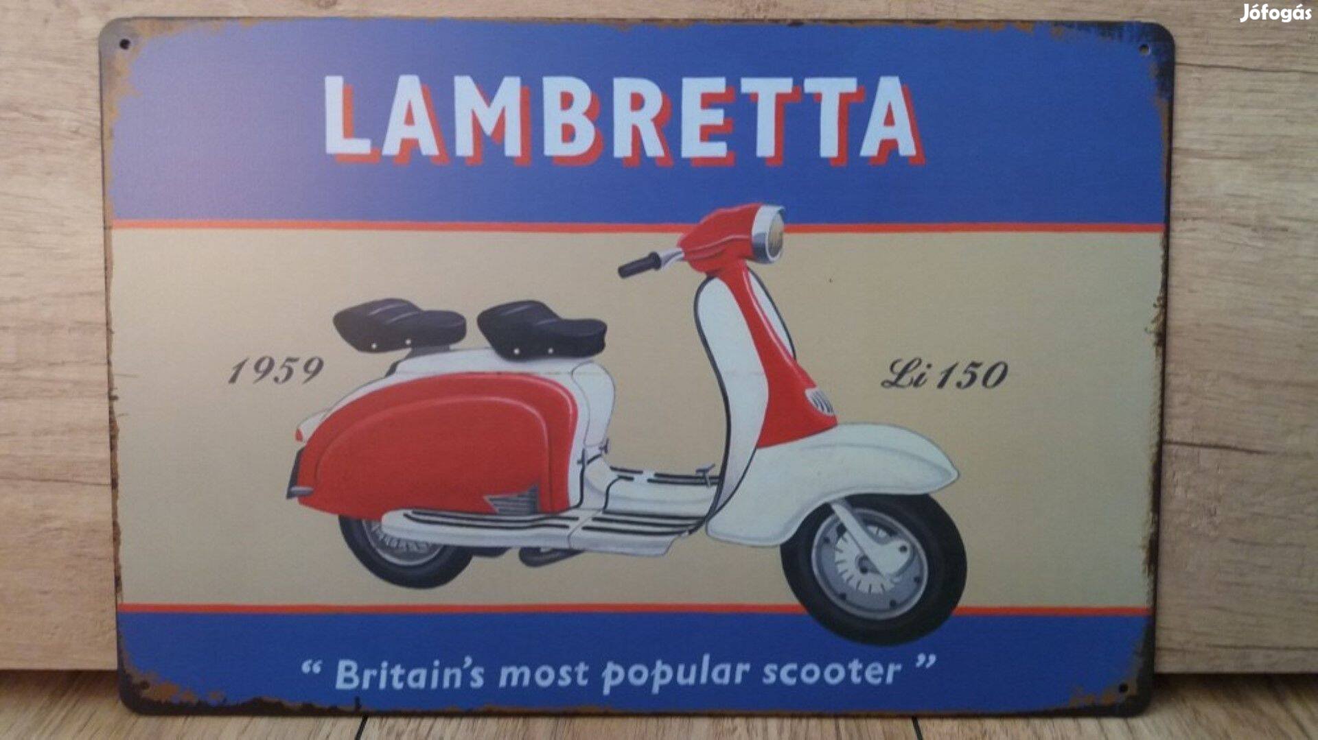 Fém kép Lambretta (20109)