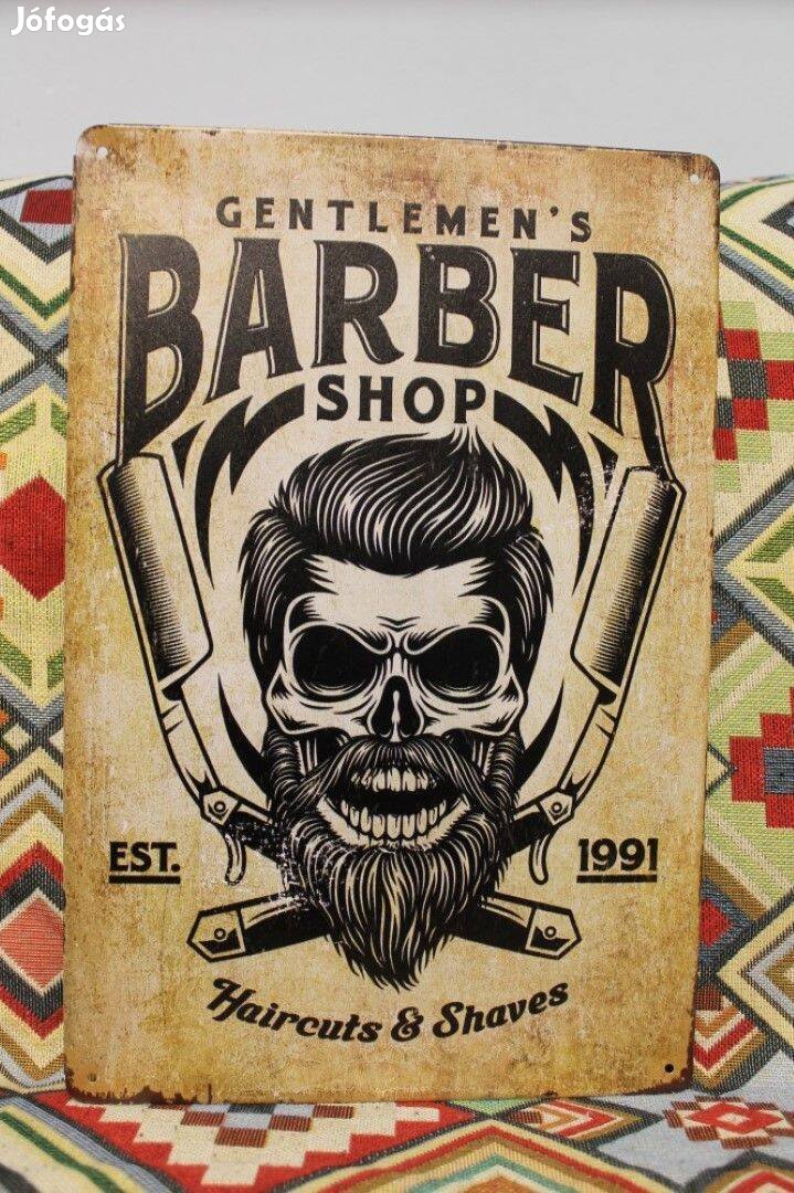 Fém kép: Barber shop (40007)