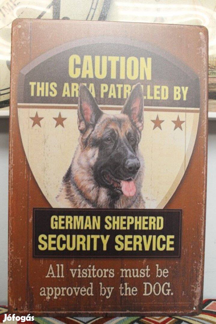 Fém kép: German shepherd (40028)