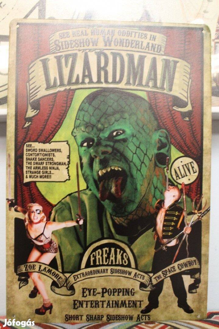 Fém kép: Lizardman (40026)