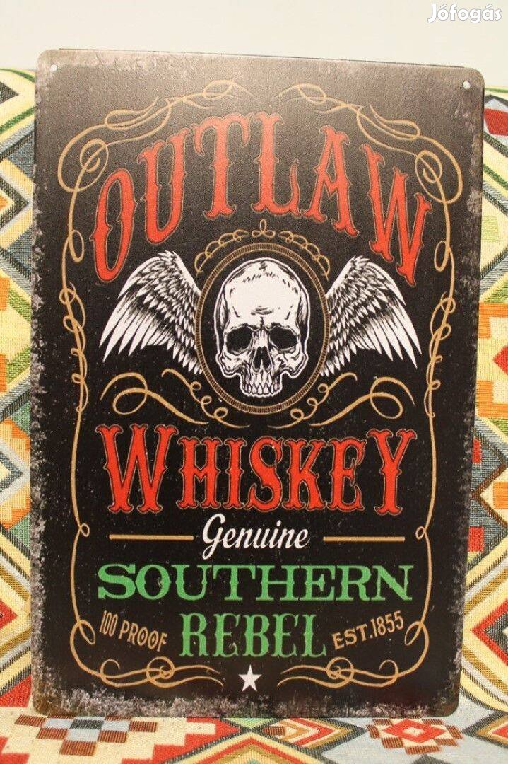 Fém kép: Outlaw whiskey (40006)