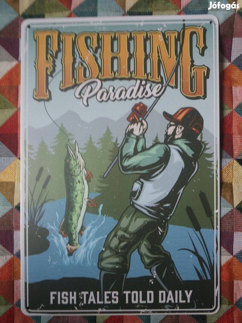 Fém kép : Fishig paradise (50003)