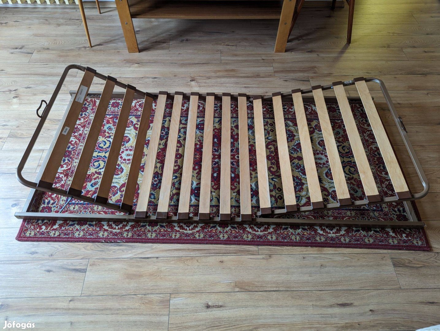 Fém keretes ágyrács fej és láb emeléssel, 90x200 eladó