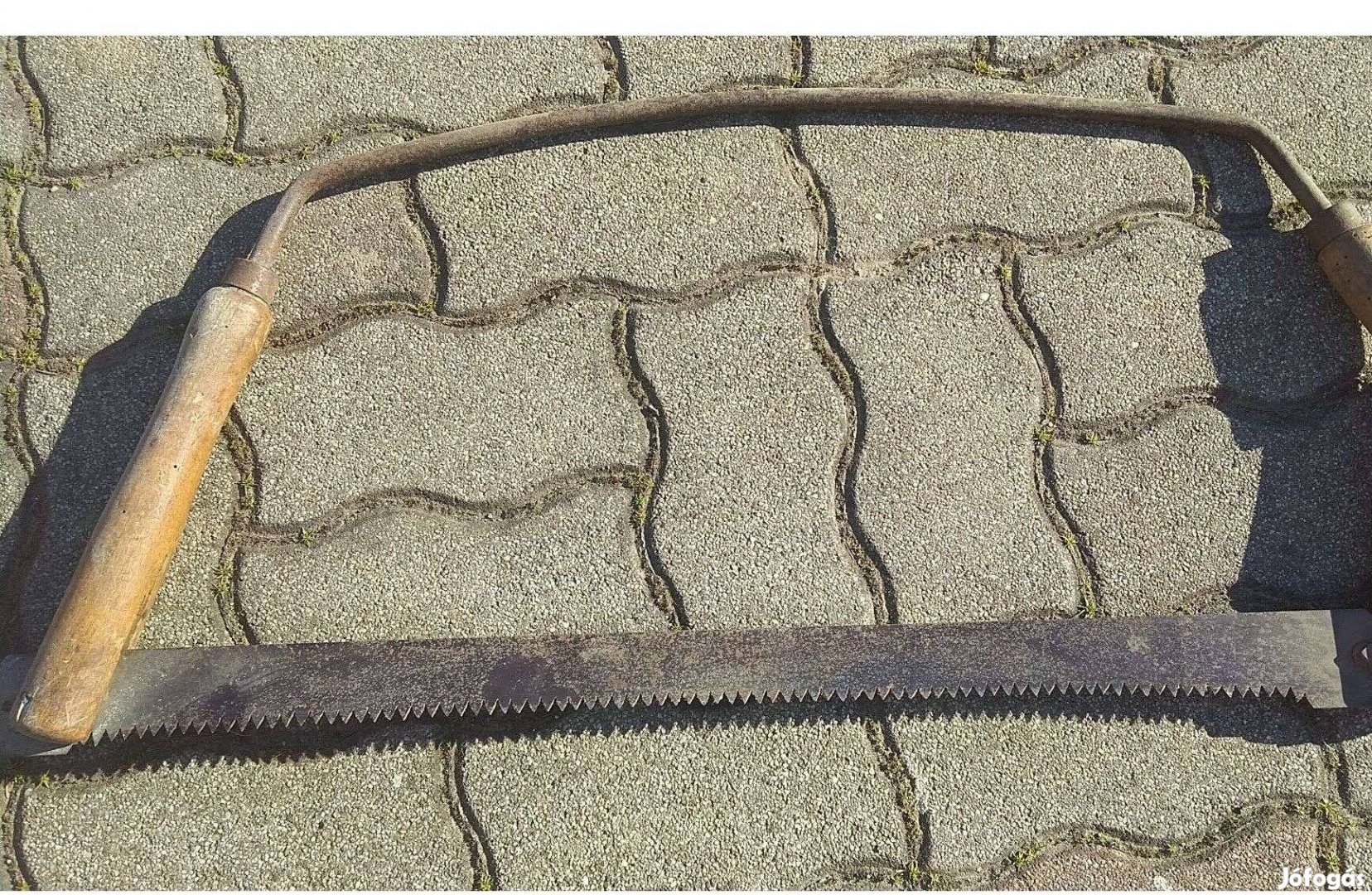 Fém keretes fűrész retró