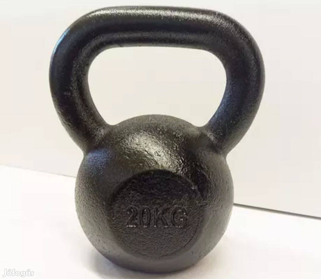 Fém kettlebell 8-20kg, vadonatúj!