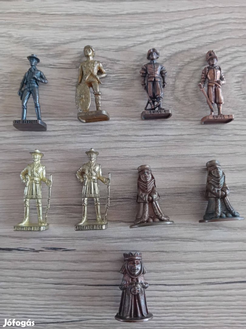 Fém kinder figura csomag 9 db