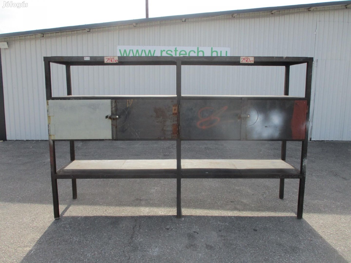 Fém polc, polcrendszer, tároló állvány 3311