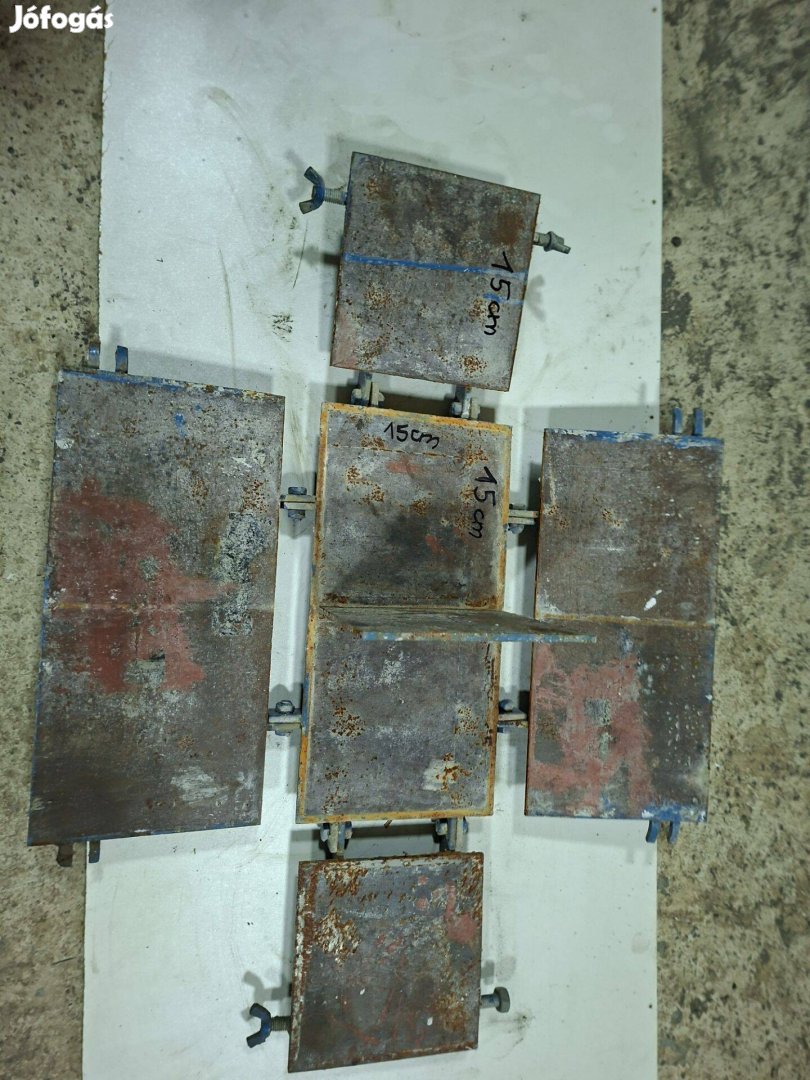 Fém próbakocka használt 15x15x15
