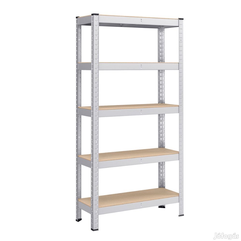 Fém salgó polc 1500x750x300mm | 5 polcos horganyzott | Intenso Design