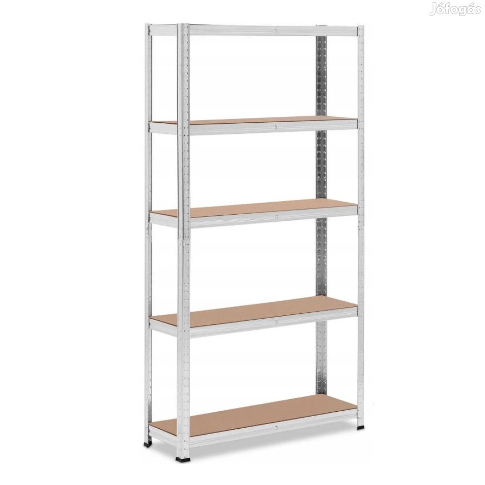 Fém salgó polc 1800x900x300mm | 5 polcos horganyzott | Intenso Design