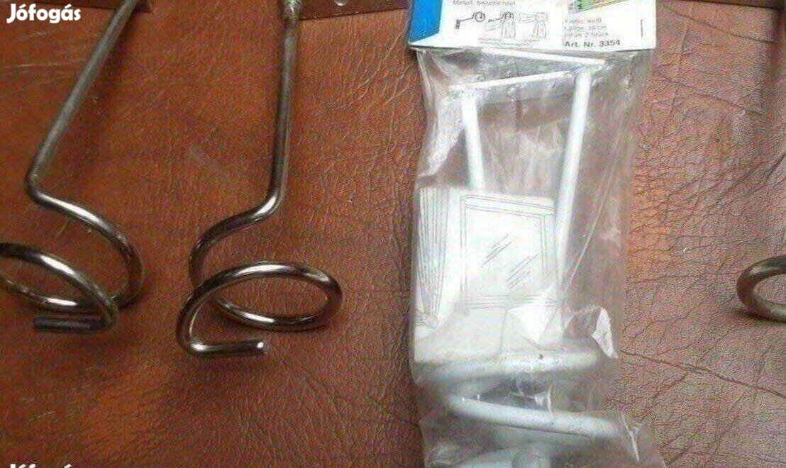 Fém spirál drapéria függöny tartó Új