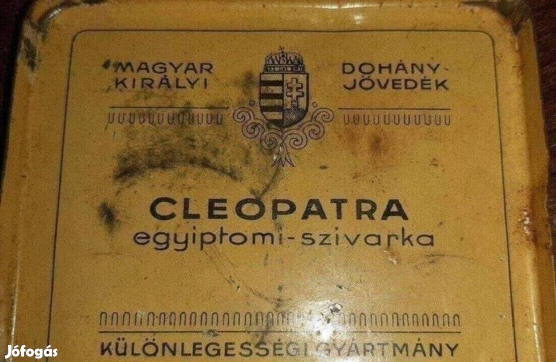 Fém szivarkás doboz