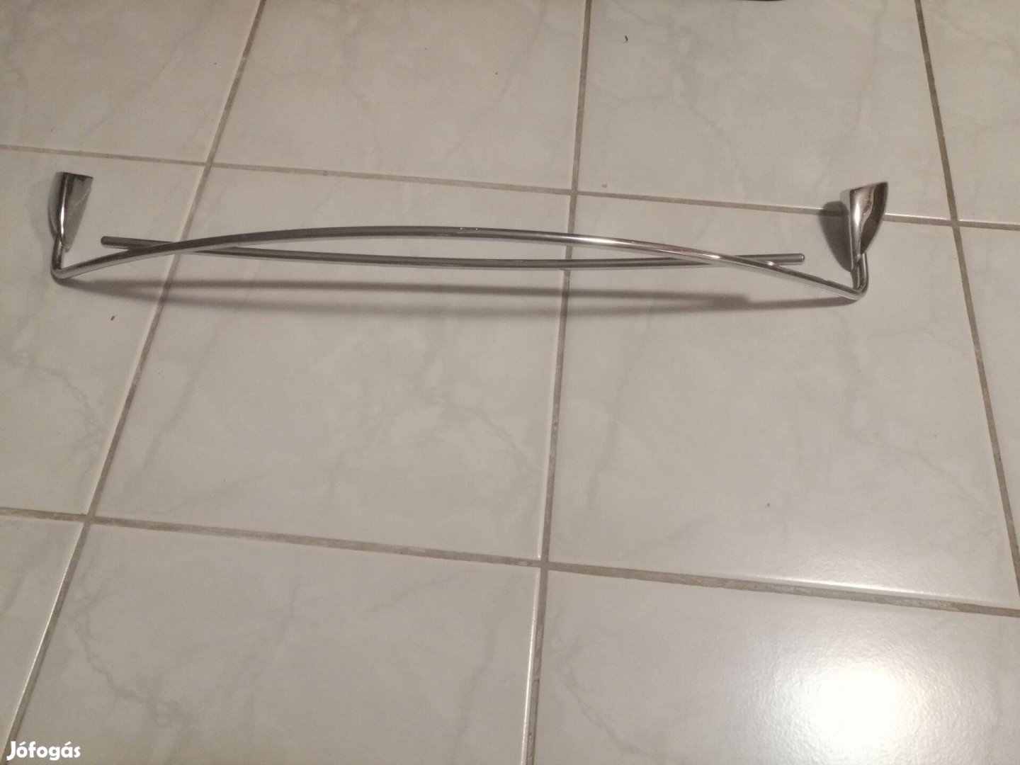 Fém törülköző tartó króm 2 szett új harmadár, db ár