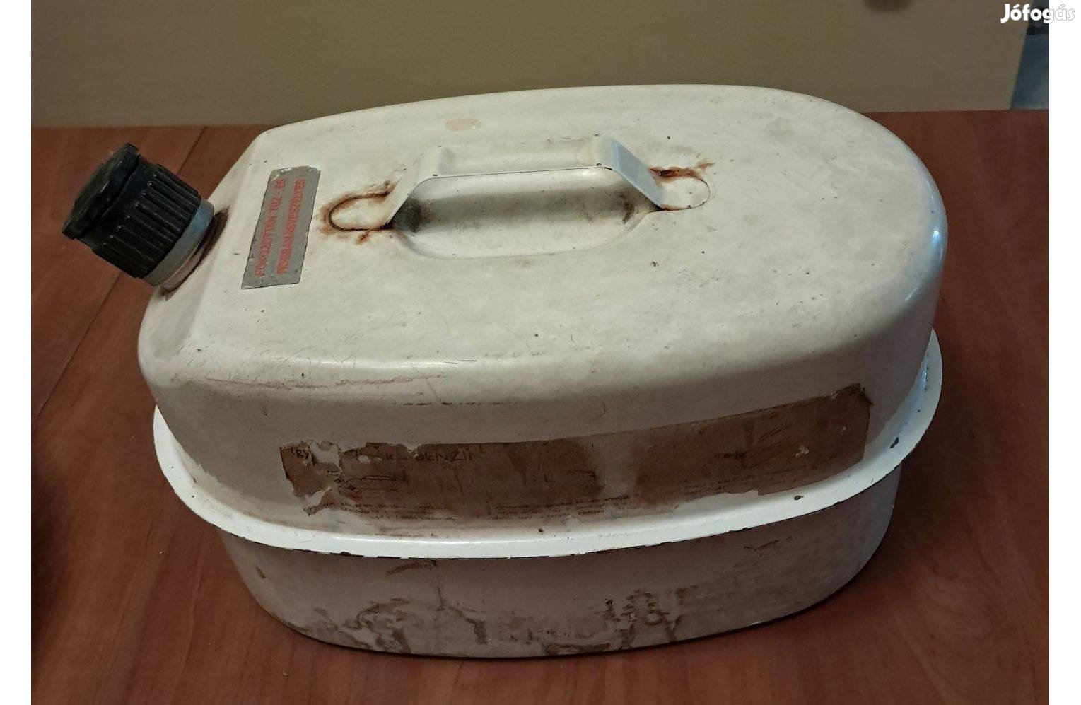 Fém üzemanyag tároló kanna eladó