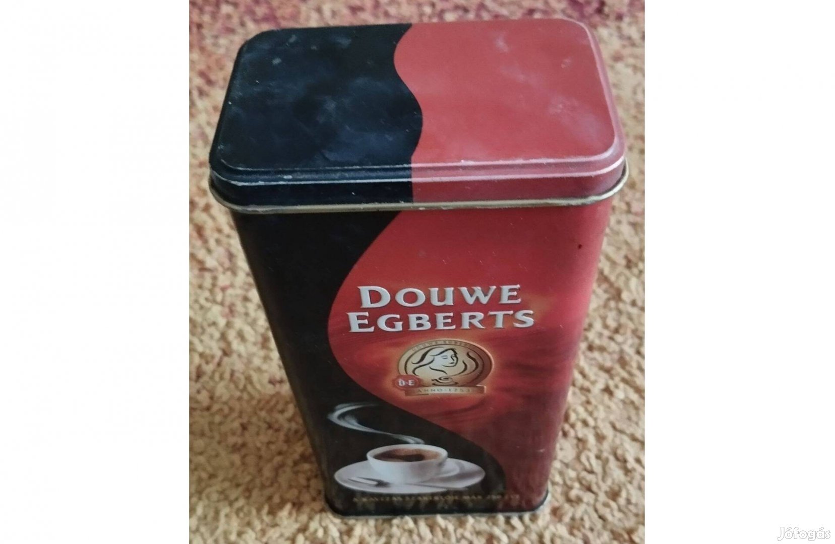 Fémdoboz kávés - Douwe Egberts
