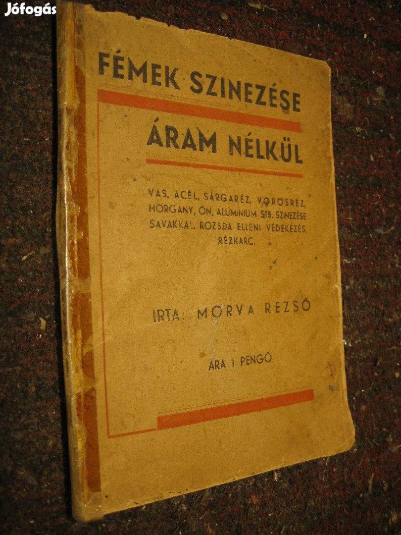 Fémek színezése áram nélkül!