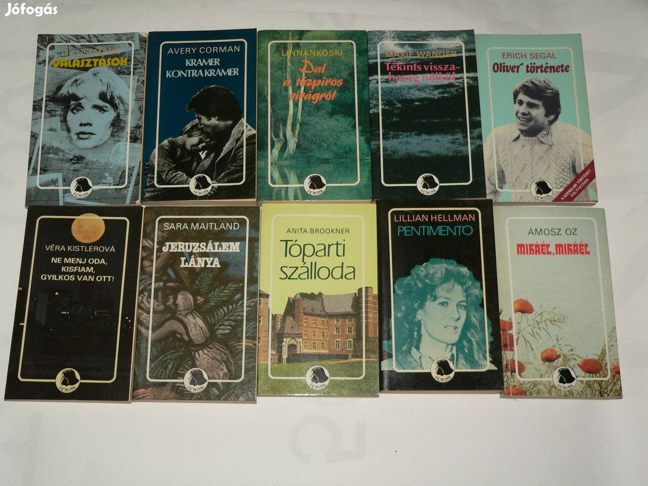 Femina sorozat 10db / könyv könyvcsomag /P2/ Európa Könyvkiadó 1980-as
