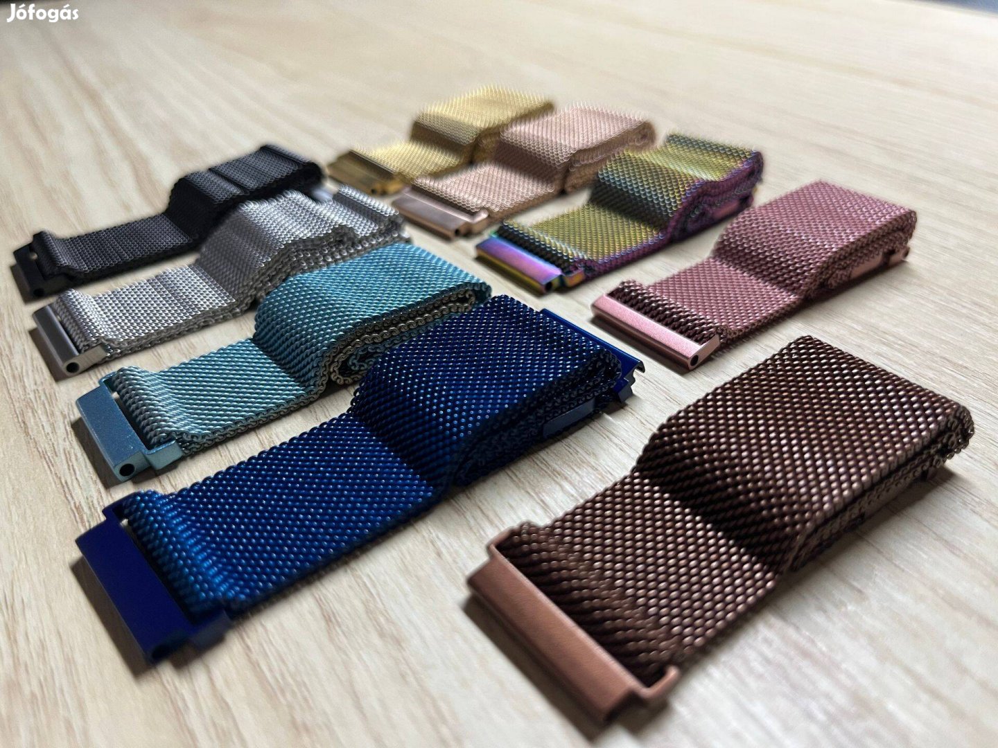 Fémszövet óraszíj 22mm (fém pótszíj)