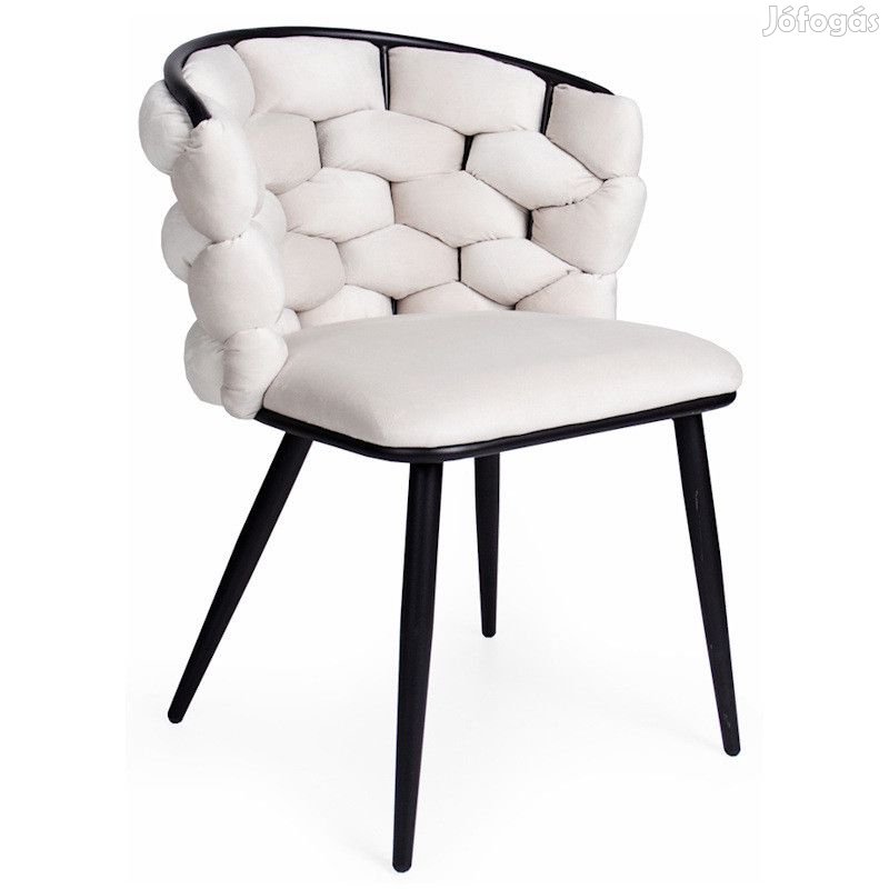 Fémvázas étkezőszék bézs T28781