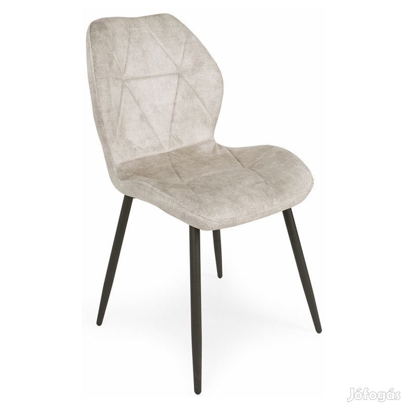 Fémvázas étkezőszék bézs T28789