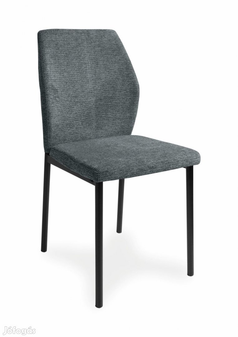 Fémvázas étkezőszék sötétszürke S98924