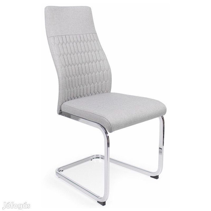 Fémvázas étkezőszék világosszürke T28725