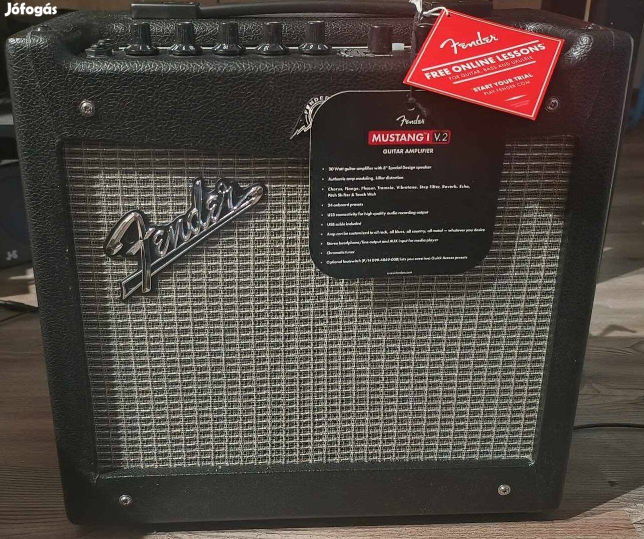 Fender Mustang 1 v2 gitárkombó combo gitár erősítő