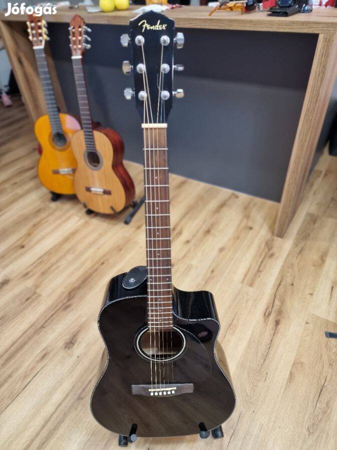 Fender cd60ce blk ds v2 Elektroakusztikus gitár