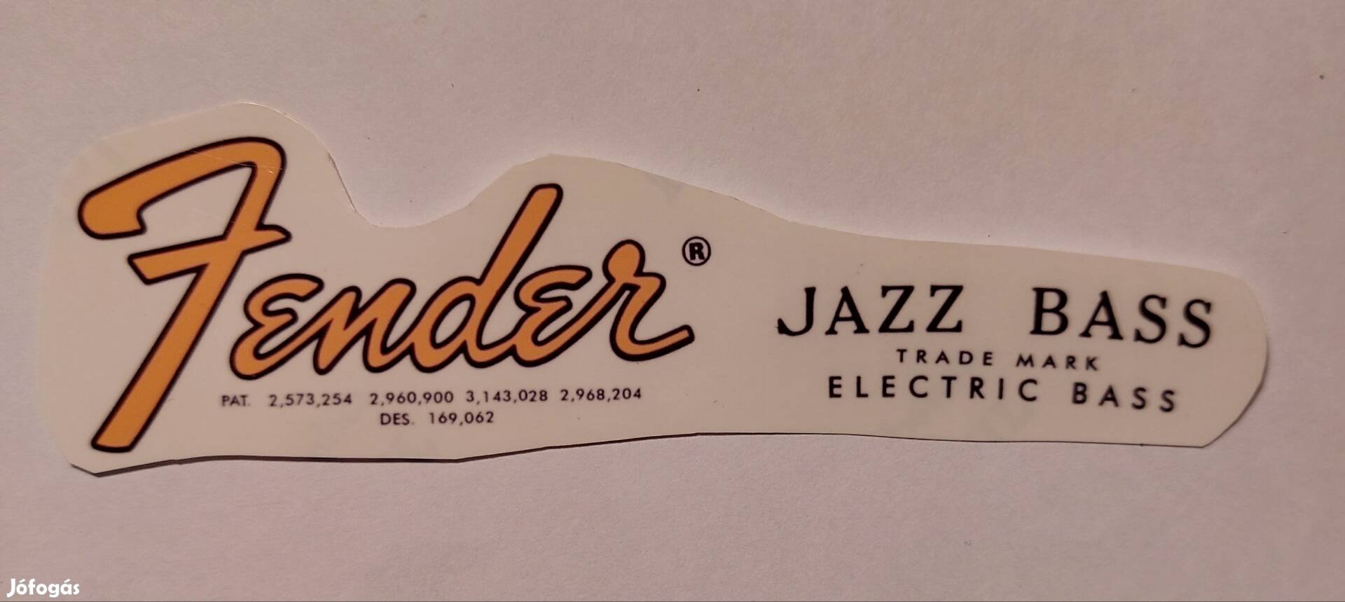 Fender logo decal Stratocaster Telecaster Precision Jazz Bass