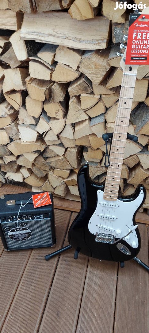 Fender stratocaster + kiegészítők!