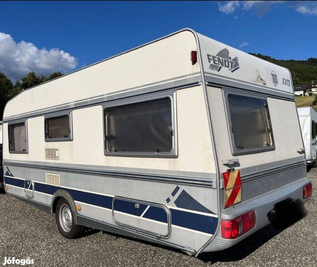 Fendt Jocker 510A lakókocsi, jó állapotú, műszaki vizsgával
