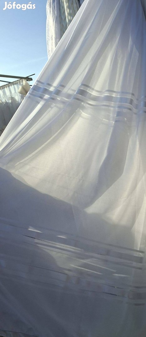 Fényáteresztő függőny ólomzsinorral ajándék ráncoló szalag