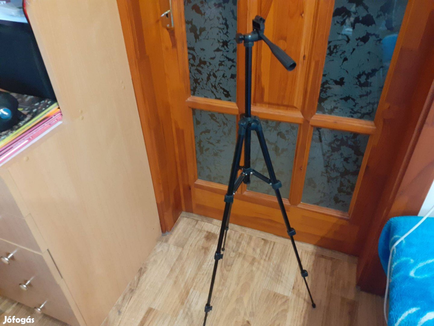 Fényképezőgép-, kameraállvány kitolható lábakkal (100 cm)