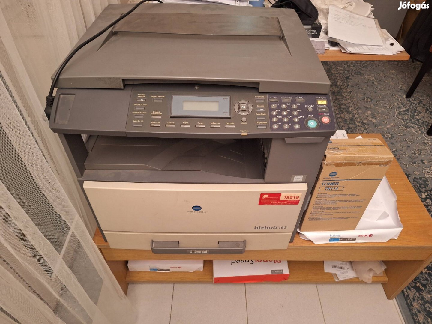 Fenymasolo nyomtato  Bizhub163