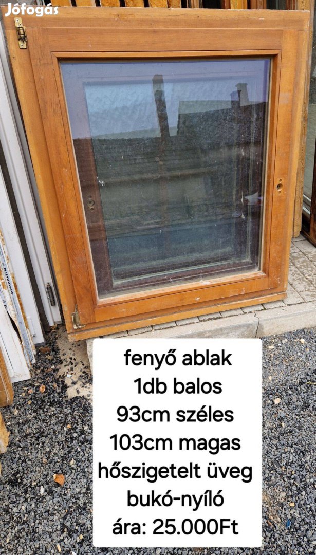 Fenyő ablak 93*103