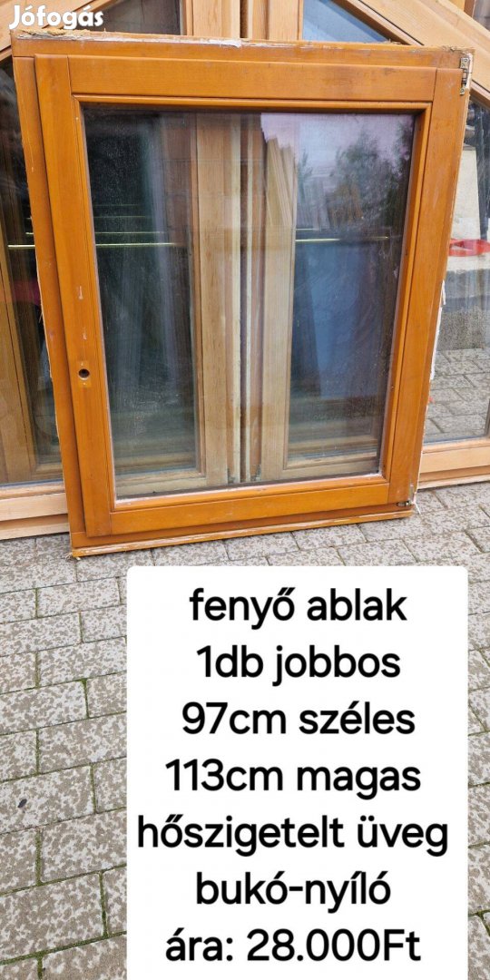 Fenyő ablak 97*113