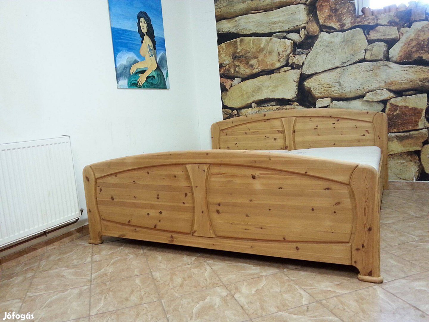 Fenyő ágy 180x200