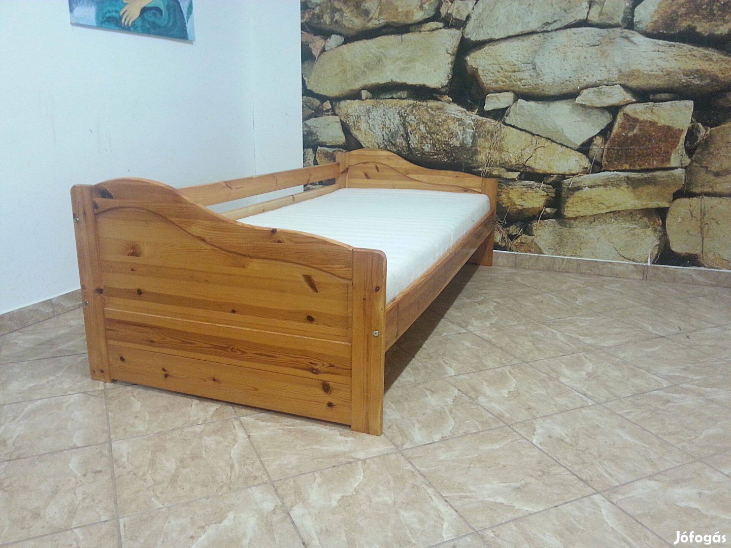 Fenyő ágy 90x190