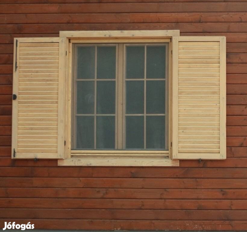 Fenyő bukó-nyíló ablak
