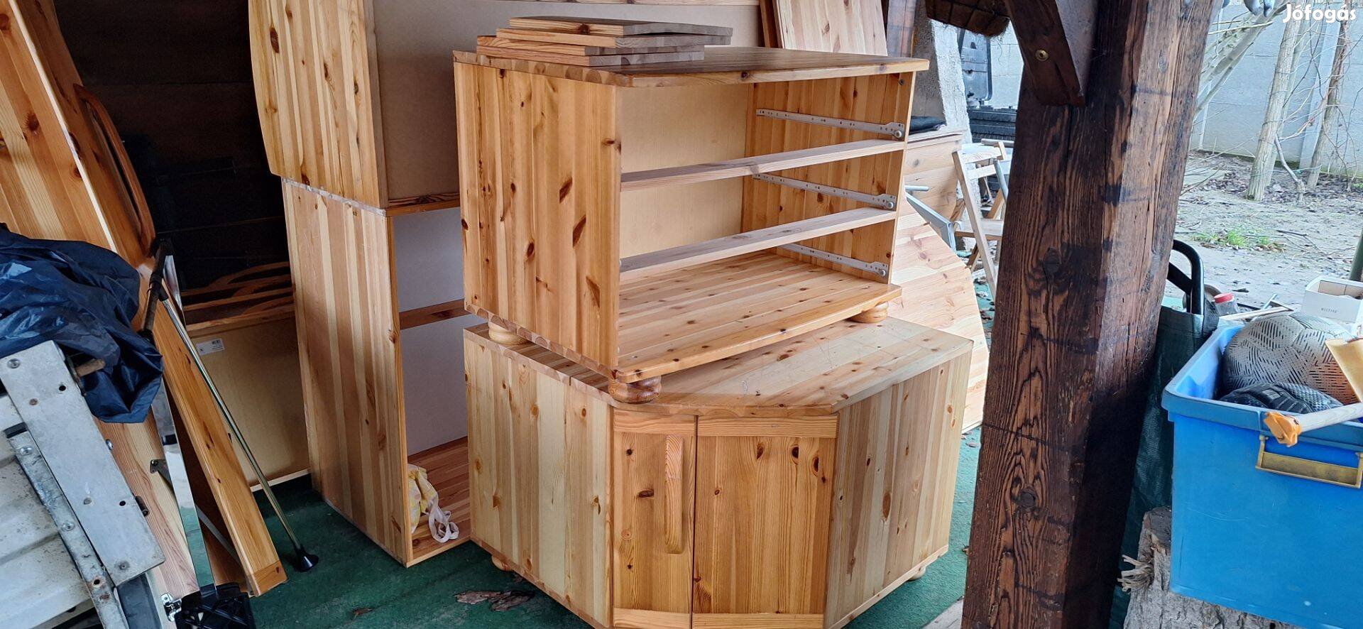 Fenyő bútor szekrény