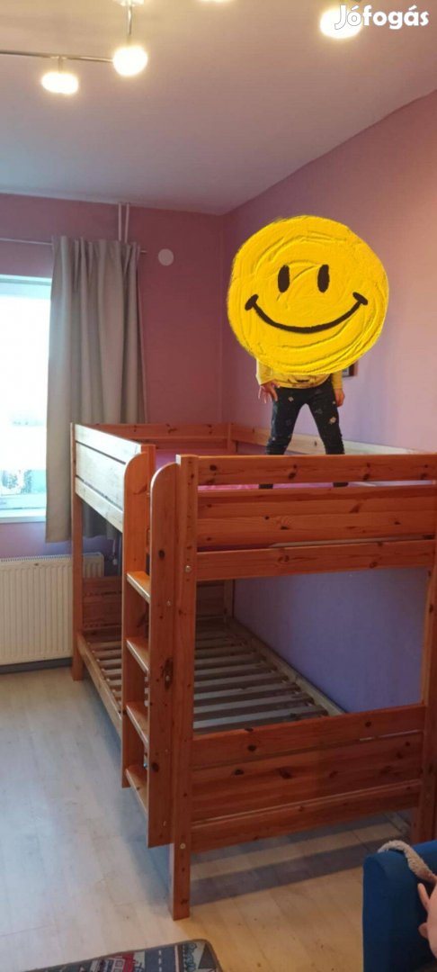 Fenyő emeletes ágy