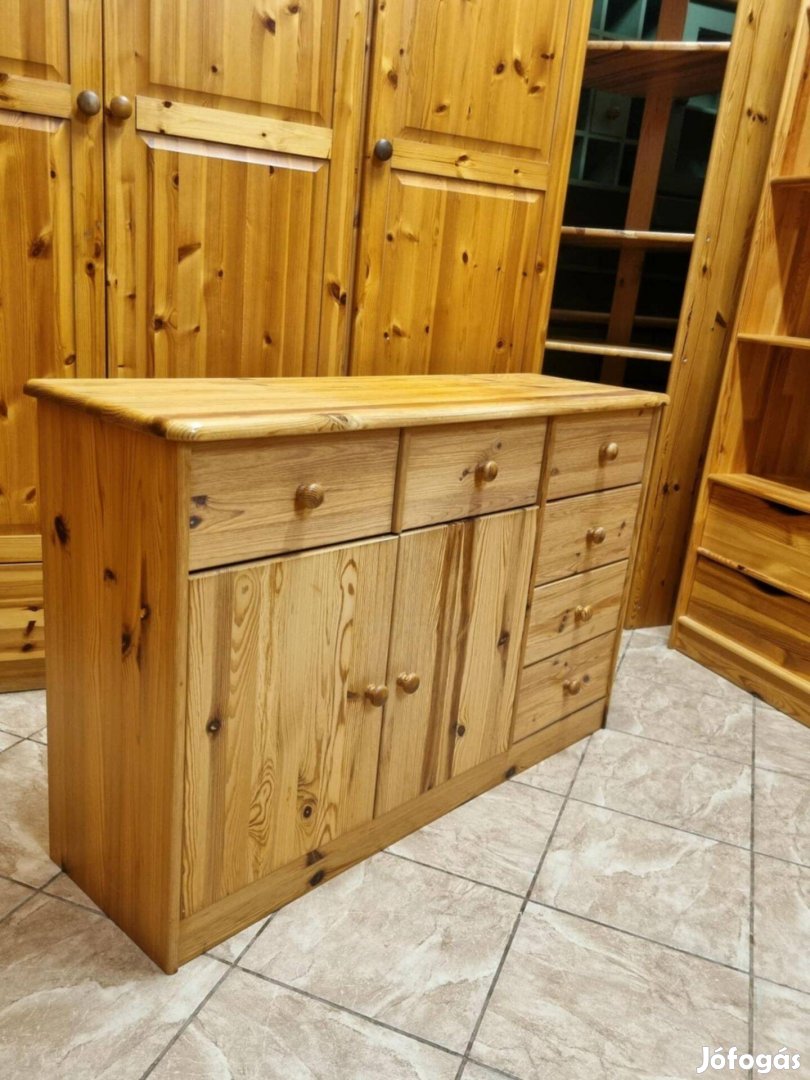 Fenyő komód 116x74x36