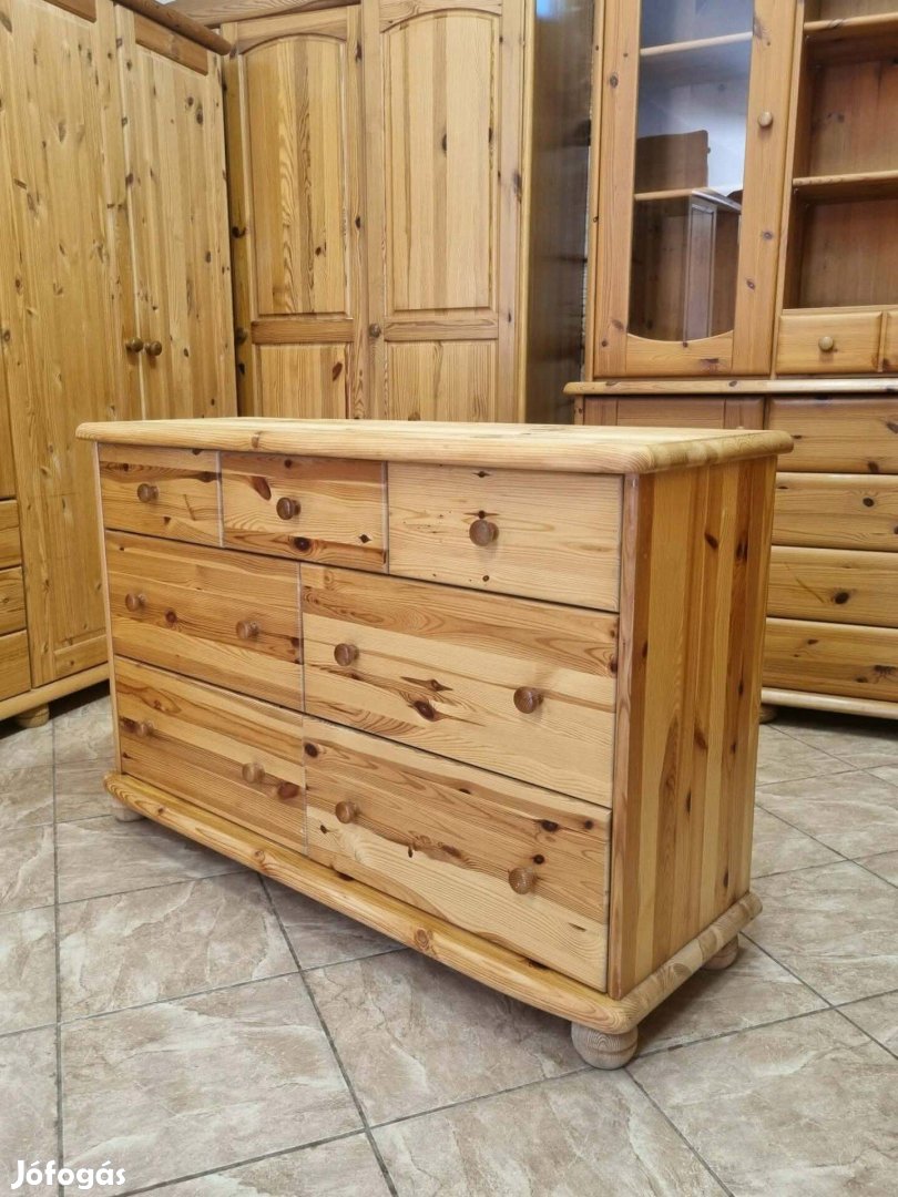 Fenyő komód 118x77x41