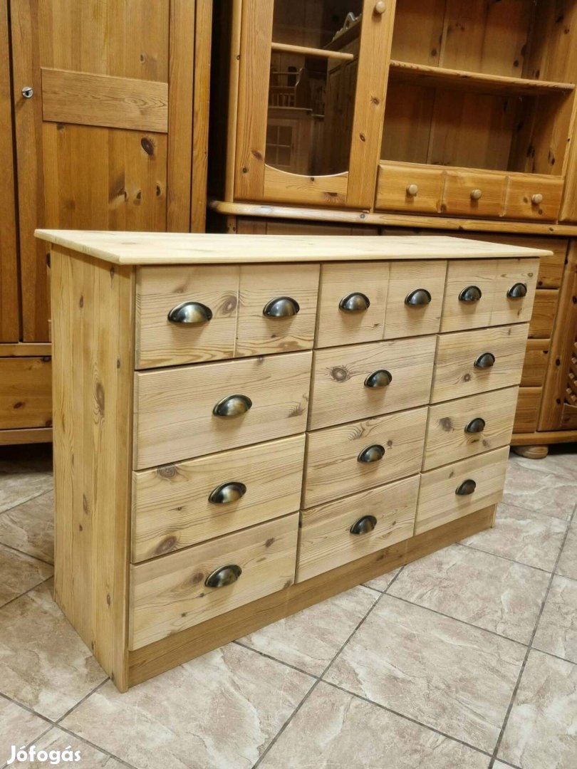 Fenyő komód 119x79x36