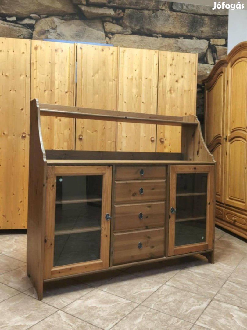 Fenyő komód 142x123x46