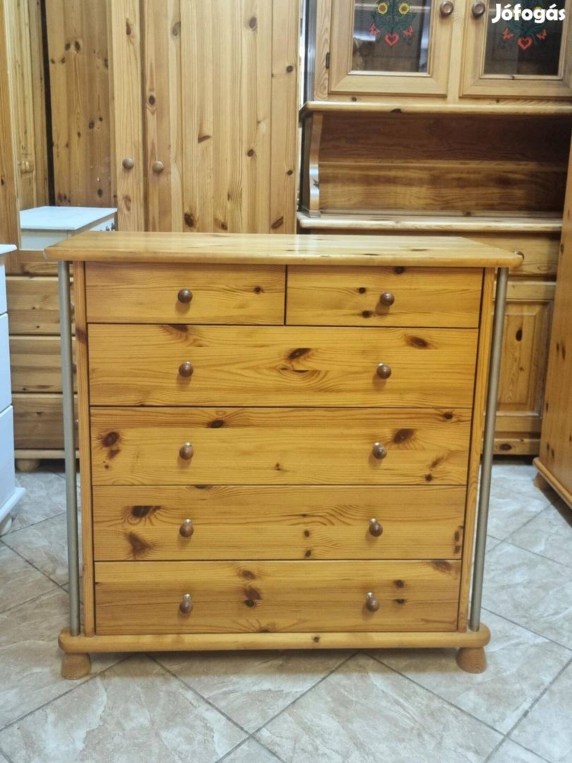 Fenyő komód 86x88x39